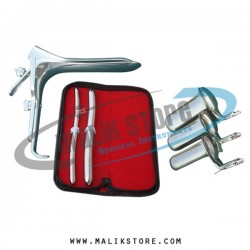 Hegar uterine dilator set 2pieces 9-10, 15-16, grave large, collin 3pcs